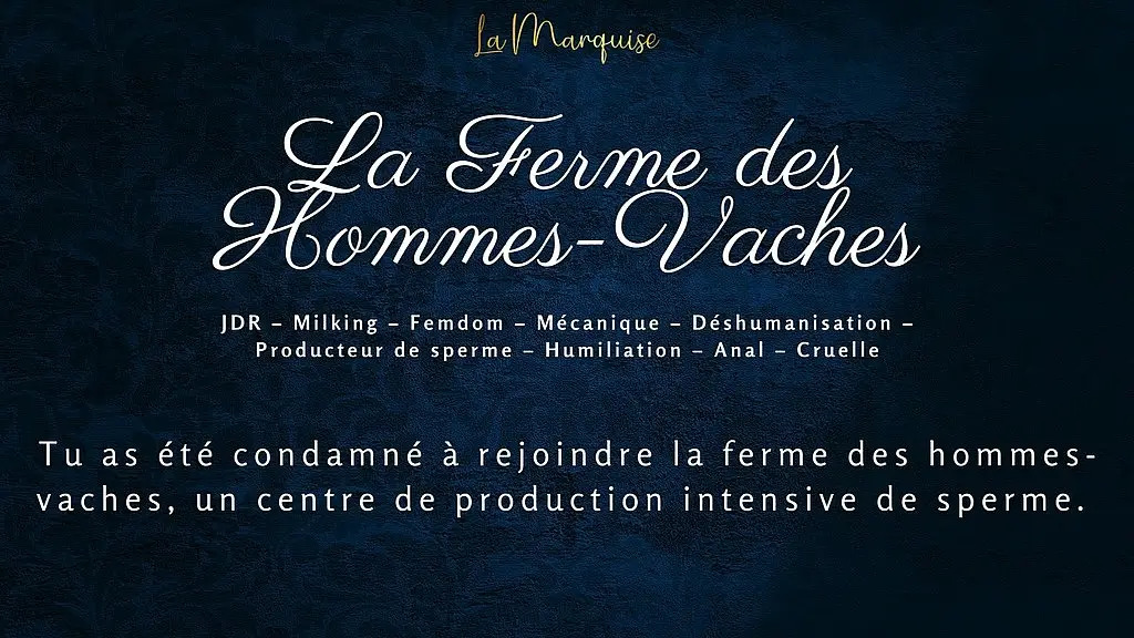 la ferme des hommes-vaches - french audio porn milking factory