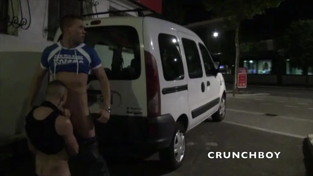 straight fucked in the public street in te night