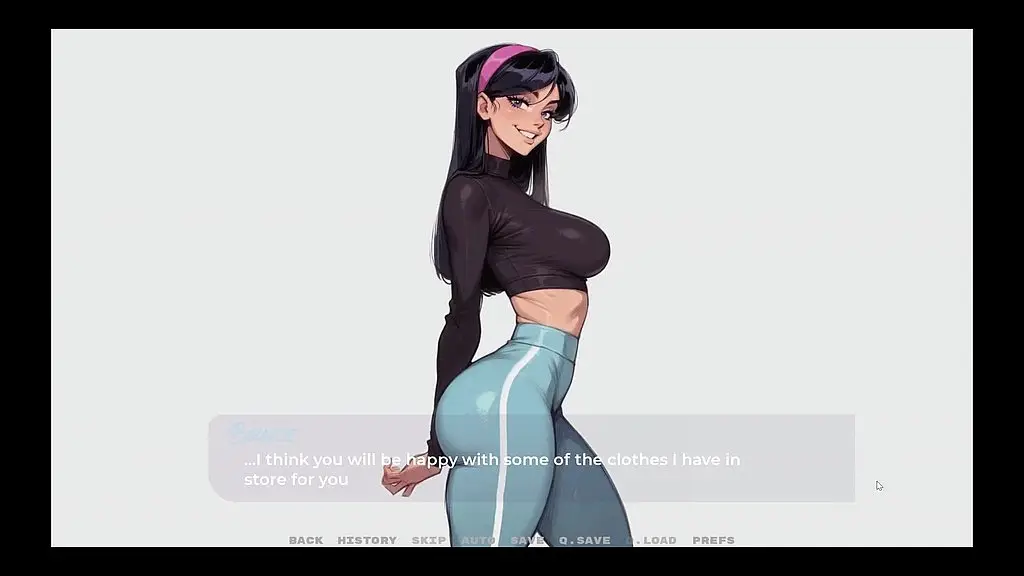 my new girlfriend [ taboo hentai game ] ep.34 my gf do a sexy secretary role play photoshoot with a stranger !