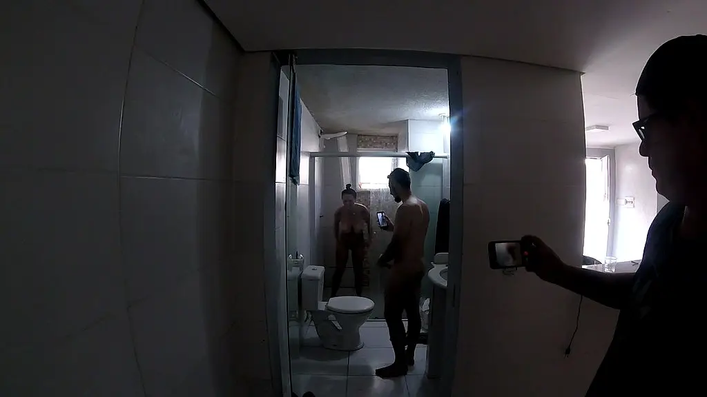 fudendo no banheiro da obra