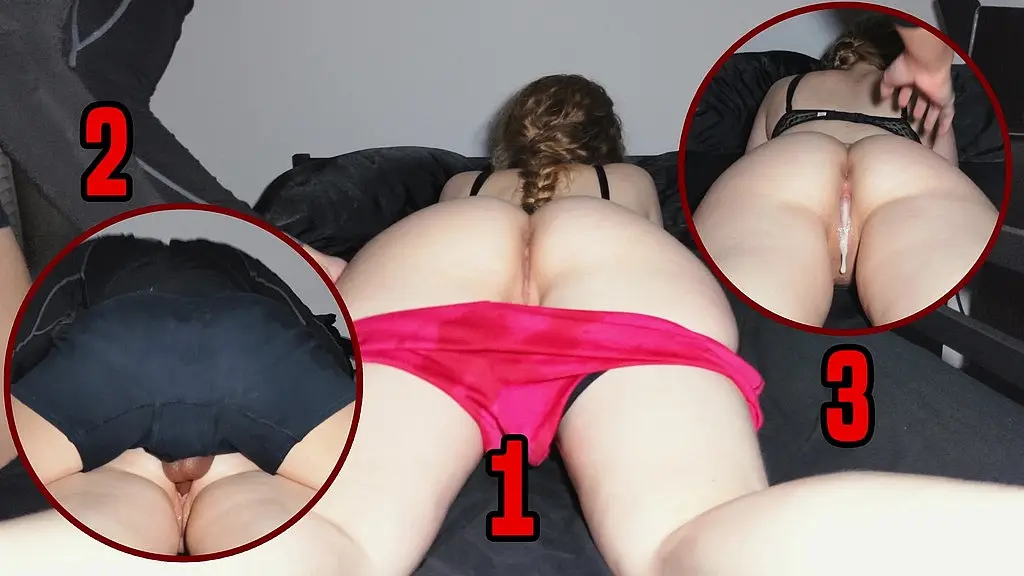 gave a deep creampie to petite teen - twerking on cum