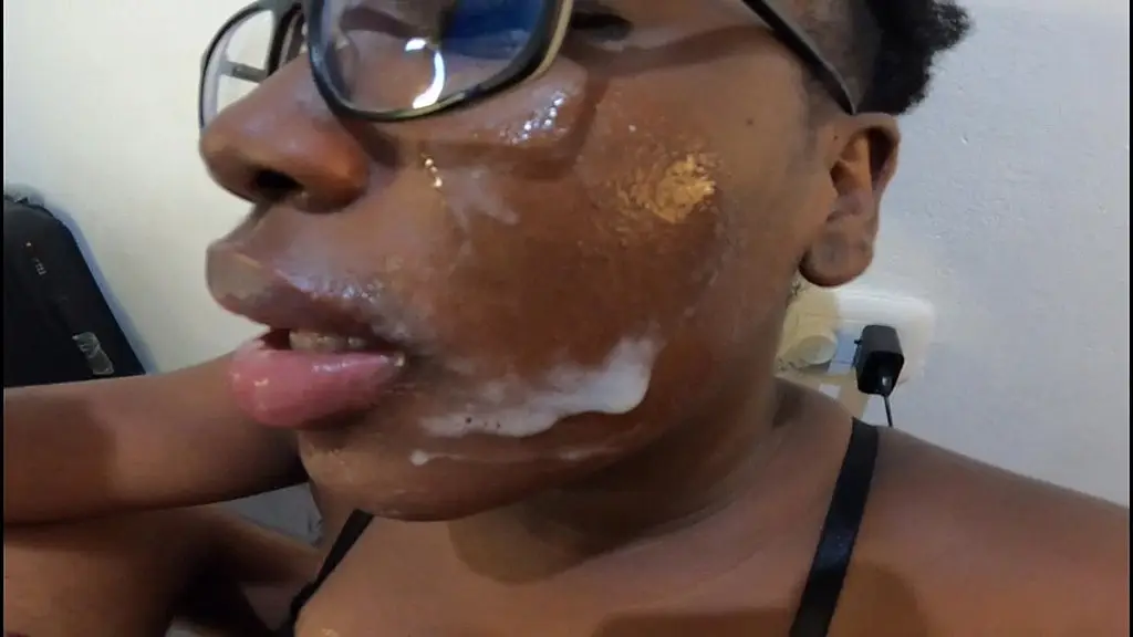 petite 18 year old cutie ebony girl in glasses sucked no breaks 8 mins in fake model facial cum casting - jhodez1