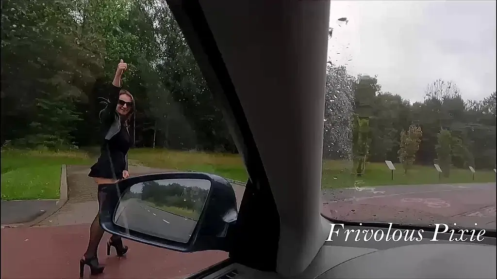 a hitchhiker pissed on my car