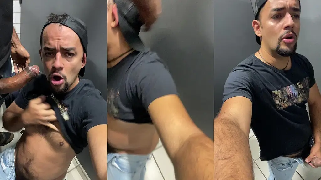 mamando o caminoneiro da pica grossa no banheiro, gozou e foi embora.