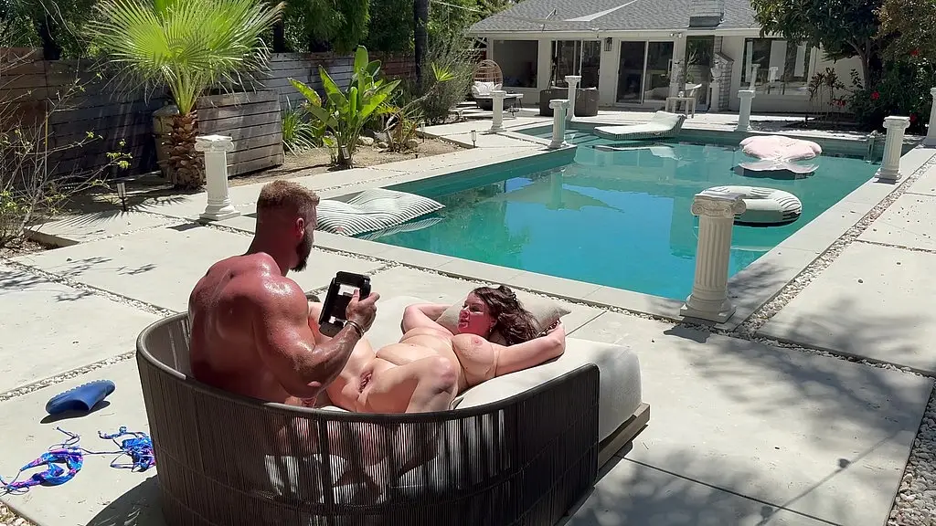 bts with busty & horny august heat