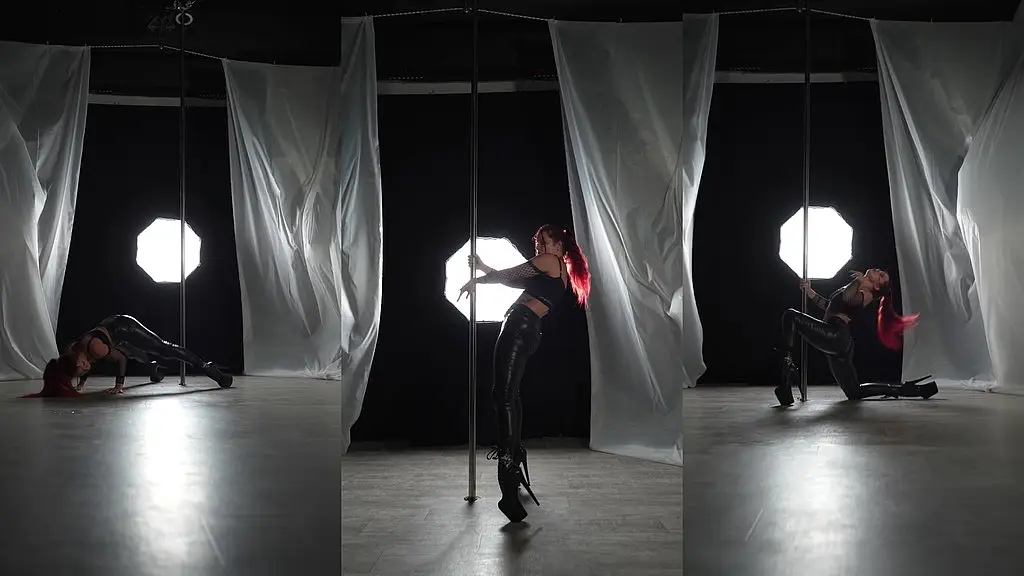 renata fox dances fascinatingly on the pylon
