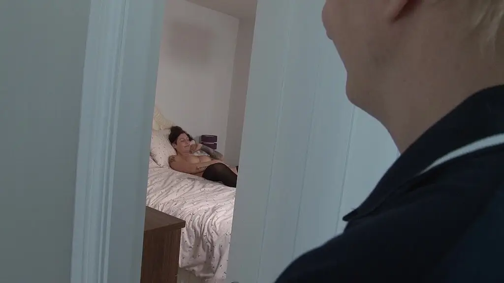milf luci & nerd neal bedroom scene