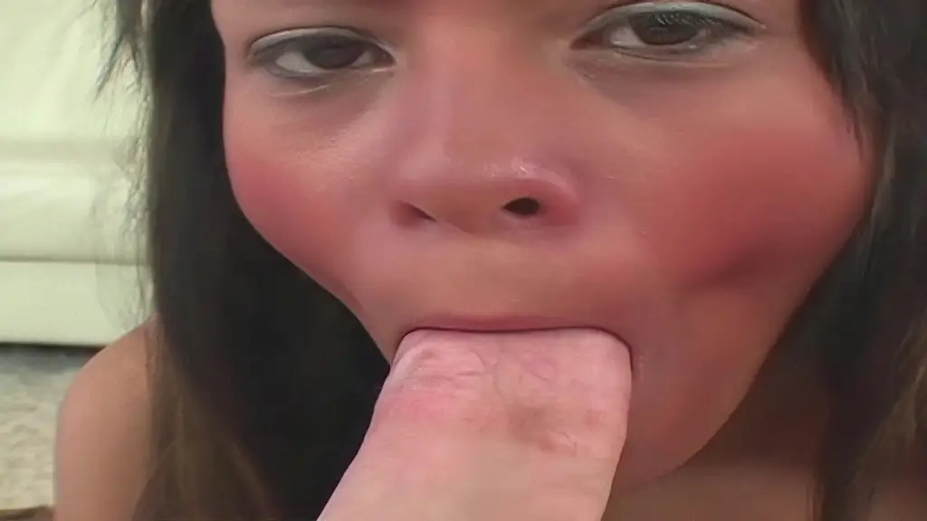 rosario is a cute teen who receives a facial cumshot after sucking dick