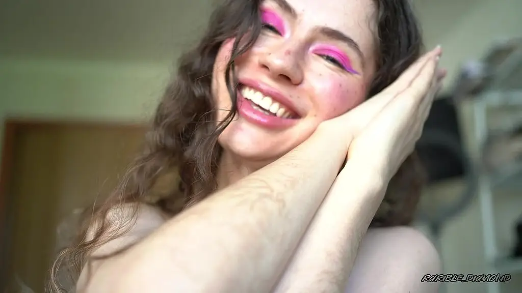 seductive spit play with hairy arm allure custom