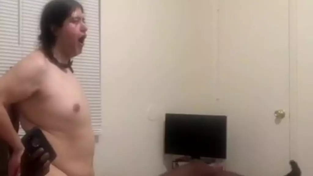 не слишком пухлая трансгендерная женщина и черный BBC