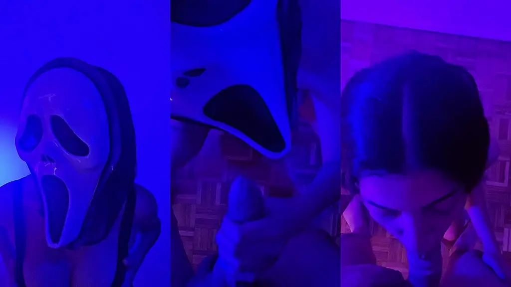 oral sex on halloween, fear and pleasure at the same time