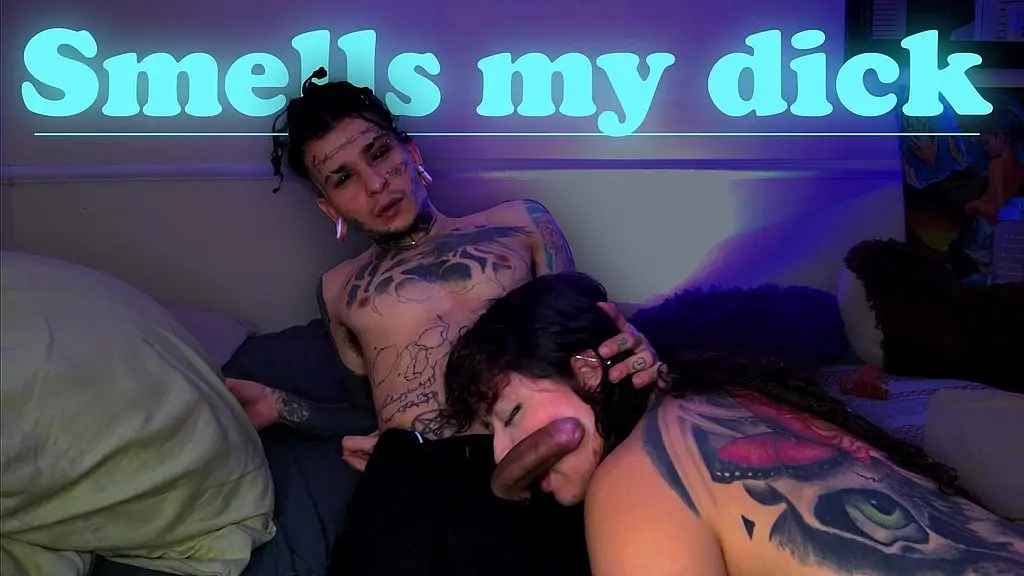 my best friend smells my cock