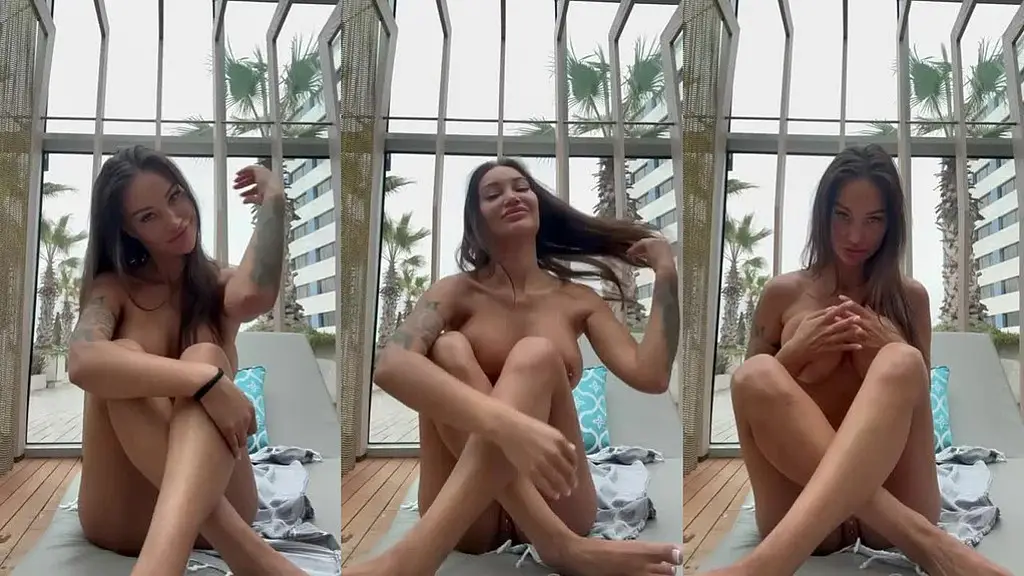 hot monika fox just naked posing