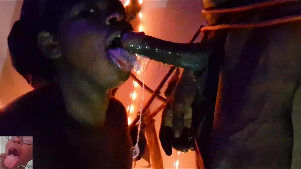 perfect lips--mouth got extra sloppy on halloween snatching his soul!!!