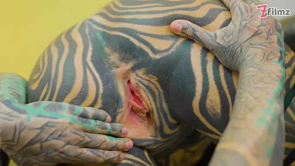 heavy tattooed lesbians riding big toys - anal, atm, fatnasy dildos - alt-girls, punk, goth, hippie and split tongue