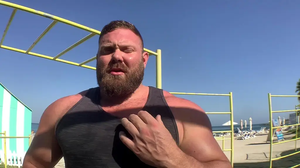 full body workout at the beach