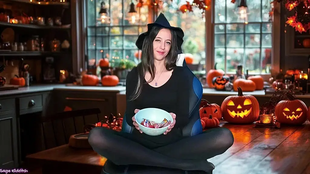 halloween growth candy with sage eldritch