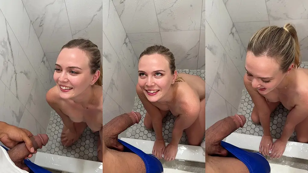 pissing on me in the shower