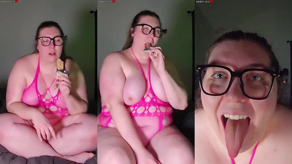 thick asmr snack time: chewing protein bar, gulping body armor and dirty talk tease (4k portrait)