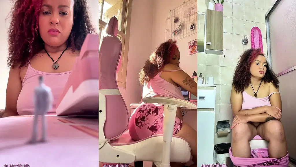 giantess bbw punishes tiny intruder with farts– female domination roleplay