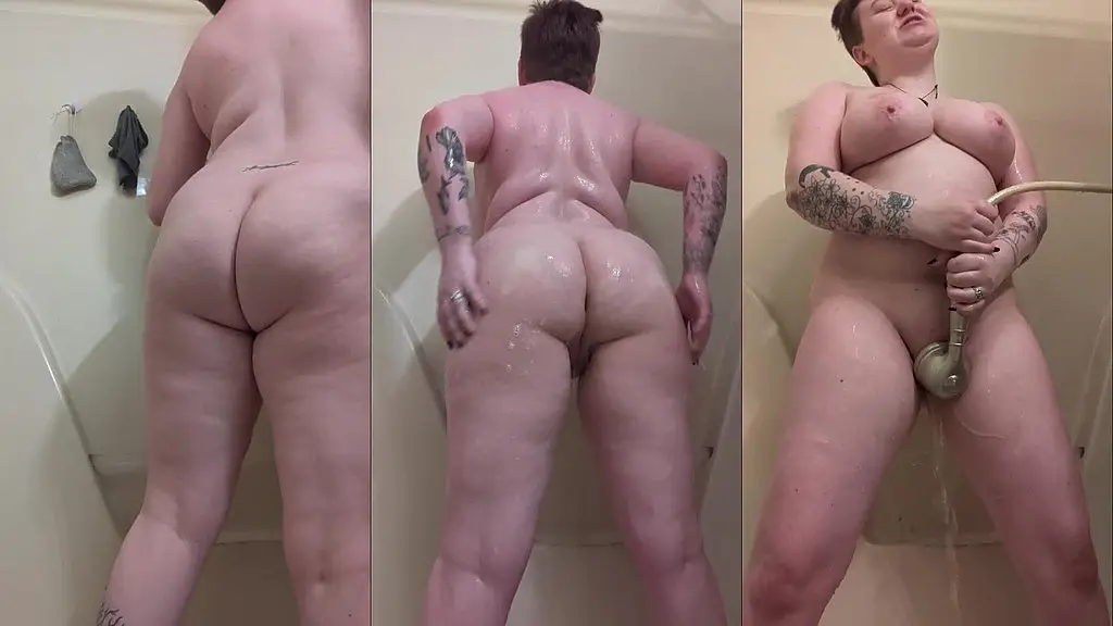 cumming on my showerhead