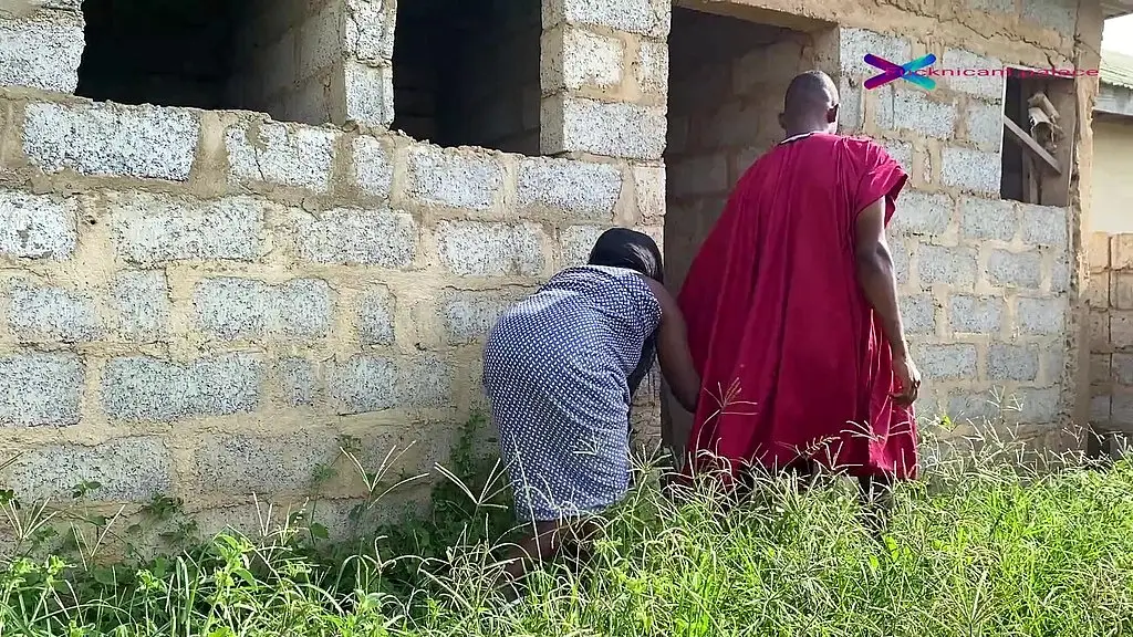 naughty things this alhaji does with milf farmer in an uncompleted building