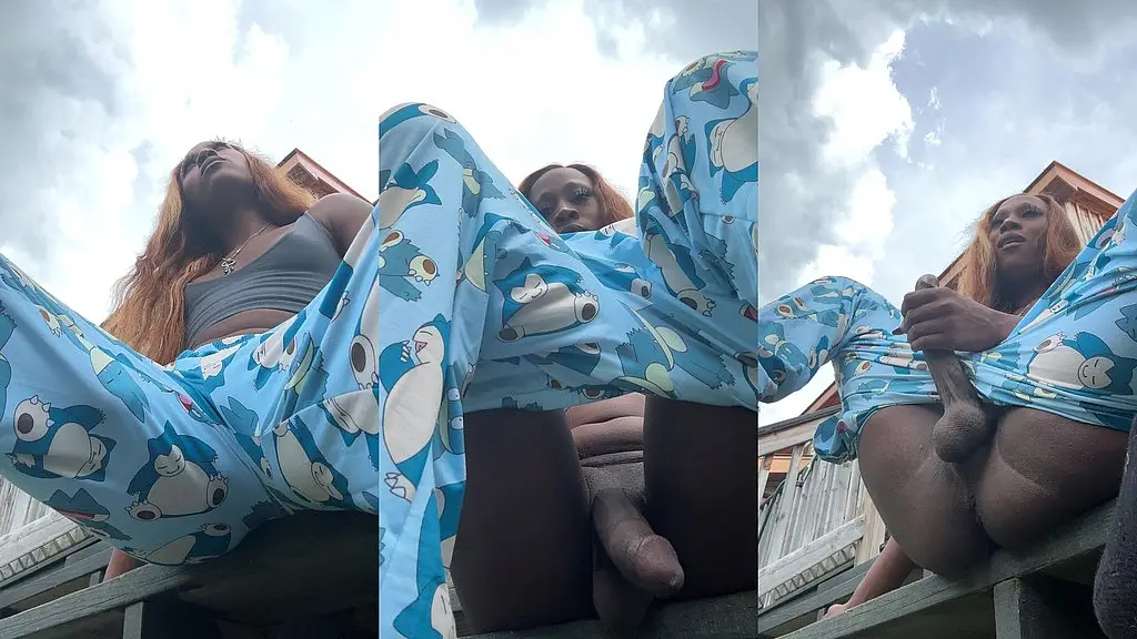 massive outdoor cumshot