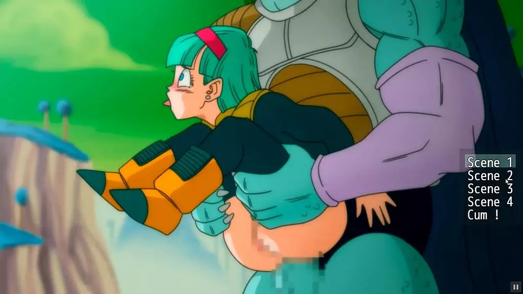 bulma adventure 3 - шоу в галерее [драконий жемчуг, хентай-пародия на игру], эпизод 5, грубый анальный кремпай zarbon