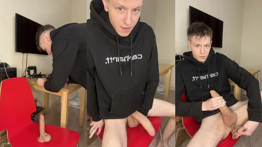 young twink s gushing cum delight
