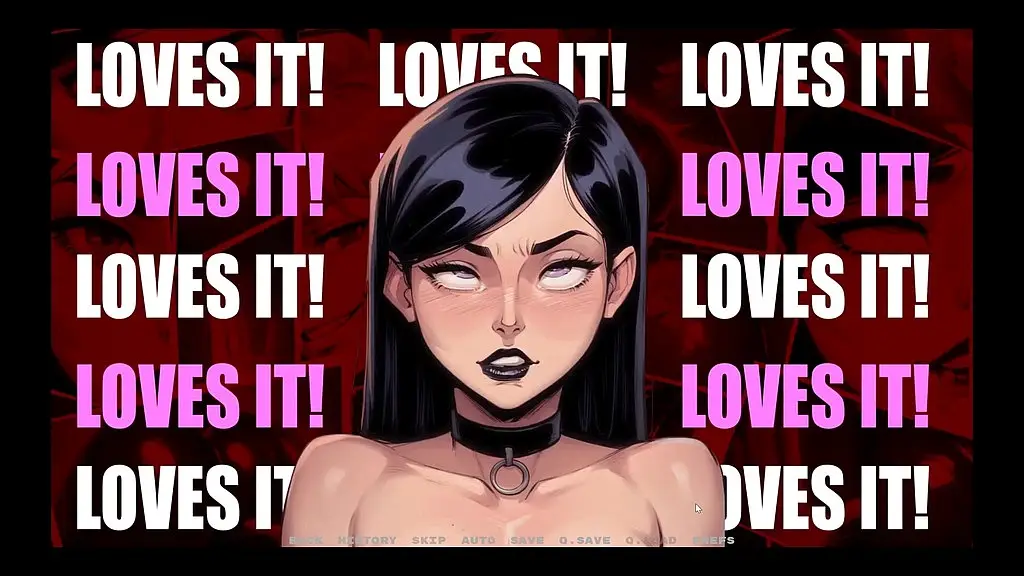 my new girlfriend [ taboo hentai game ] ep.41 bdsm spanking with my goth gf !