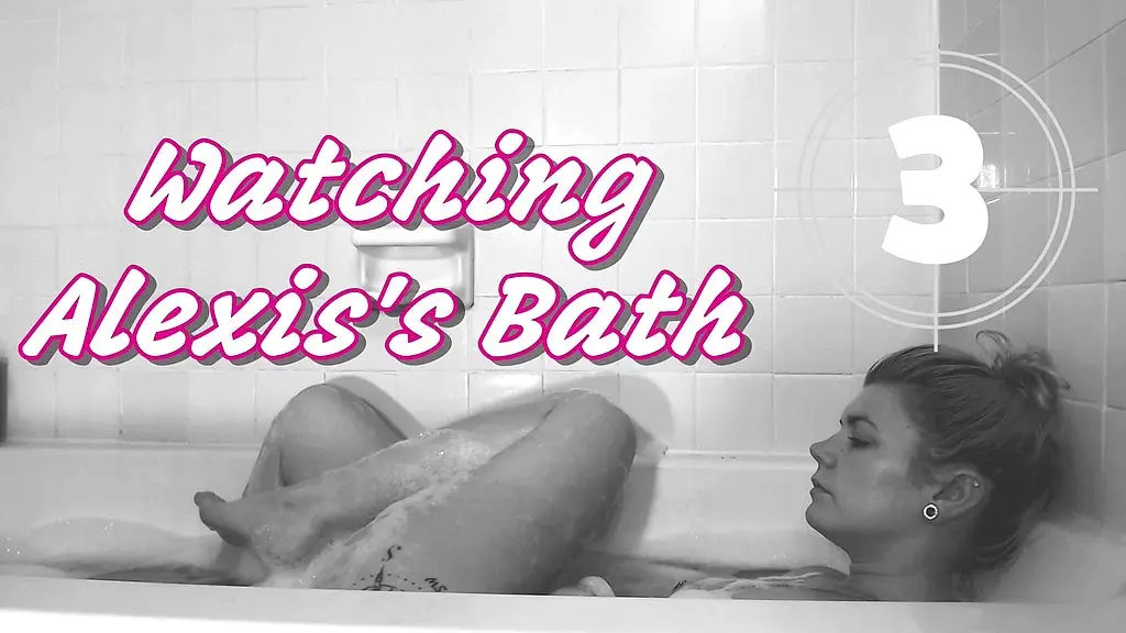spy on blonde teen bath