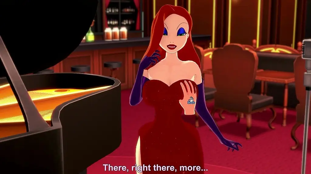 jessica rabbit blowjob and boobjob - part 1