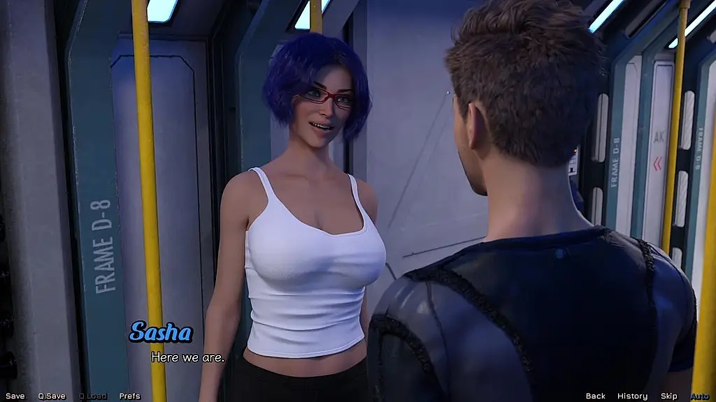stranded in space #05 - planning on fucking hot blue haired milf
