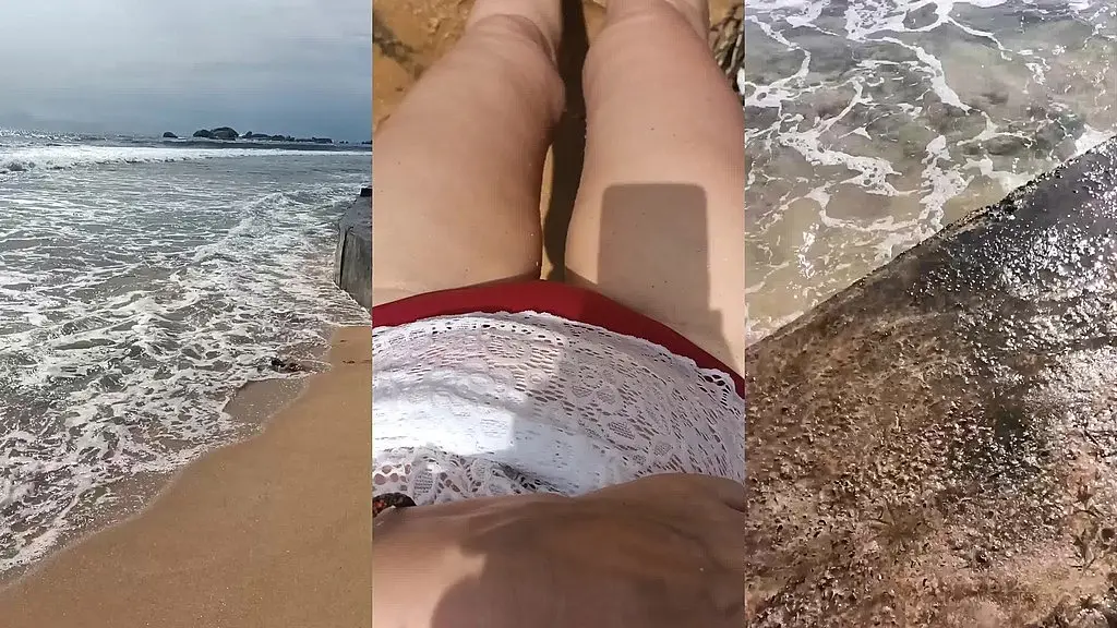 got my bikini wet at the public beach