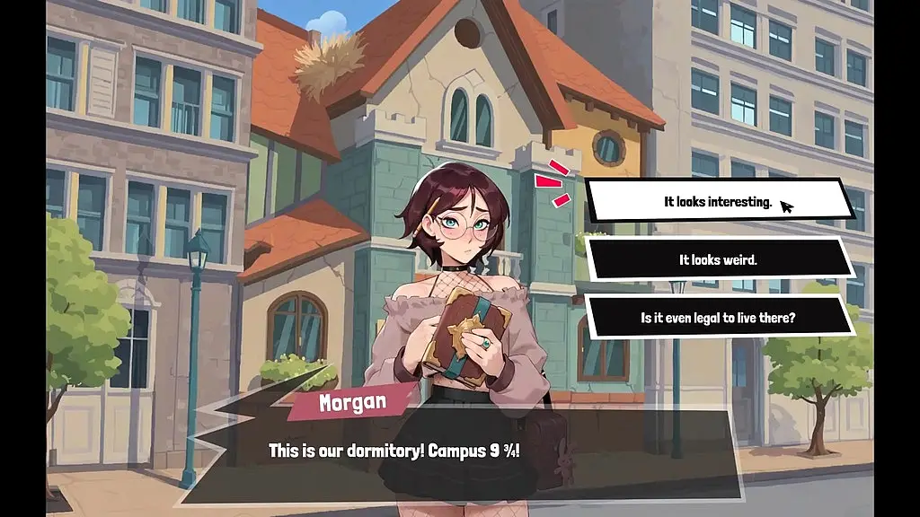 femboy futa house [futanari hentai game ] ep.1 i discovered that the cute goth girl has a small cock in the toilet !