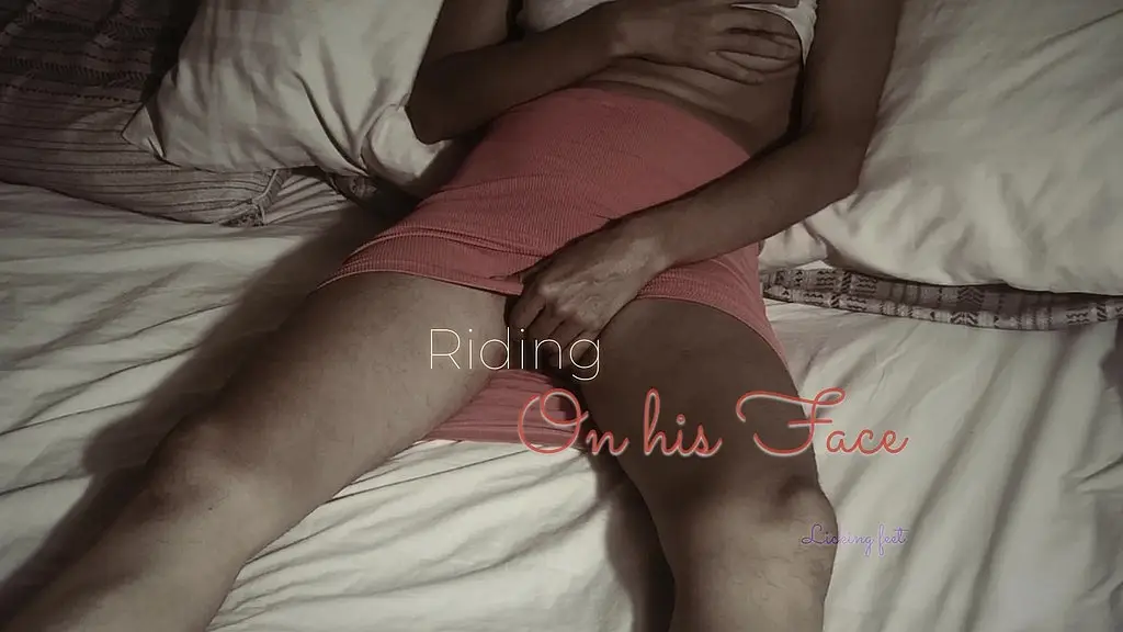 riding on his face
