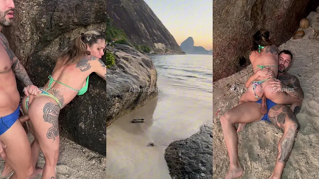 apos uma aula de lutas a milf ftines tatuada sabrina fit quis transar na praia com allan guerra gomes