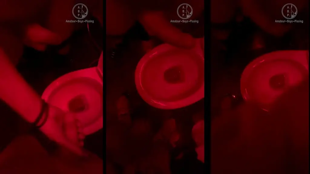 amateur boy watches his friend pee in the club s toilets, lends him a helping hand and gets hard...