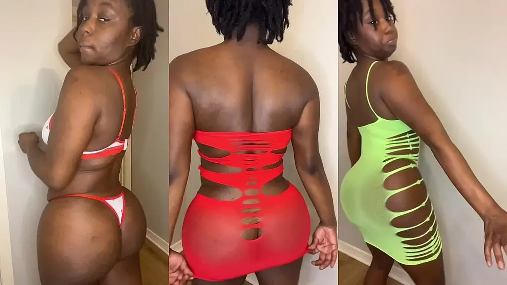 darkchocolatebarbie ass shaking compilation 5