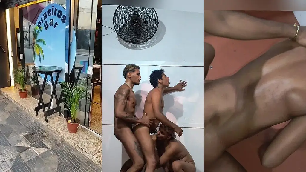 pegacao nos fundos do bar do praeiro termina em orgia
