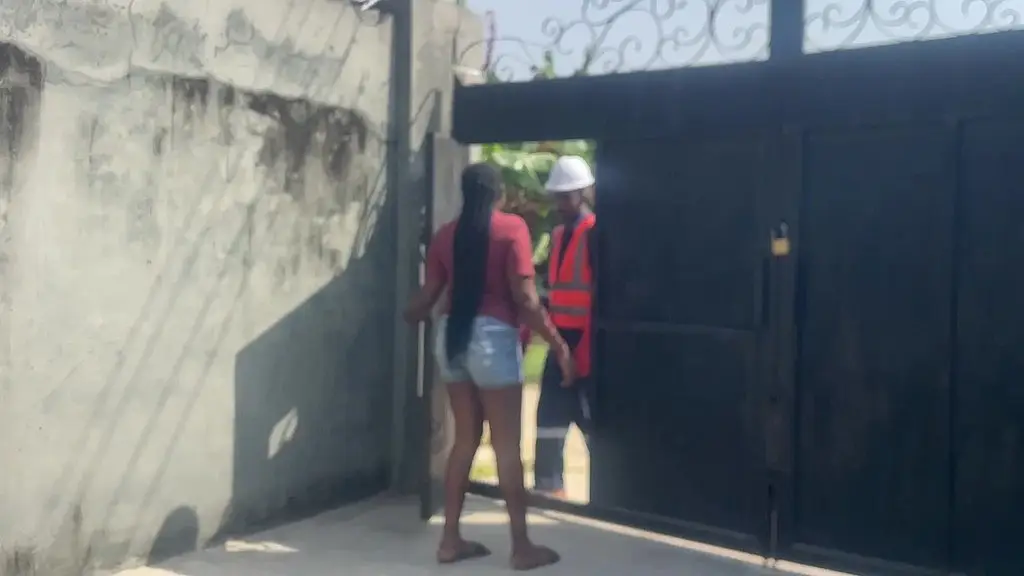 the electric maintenance person fucked silver anal’s pussy while coming for household maintenance