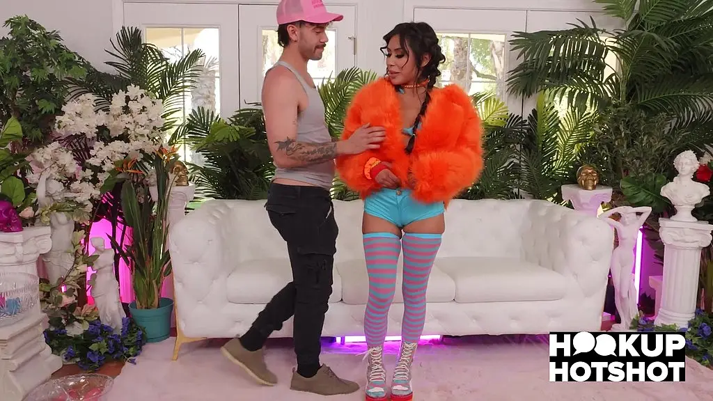 stunning brunette jena larose hooks up with bryan gozzling!