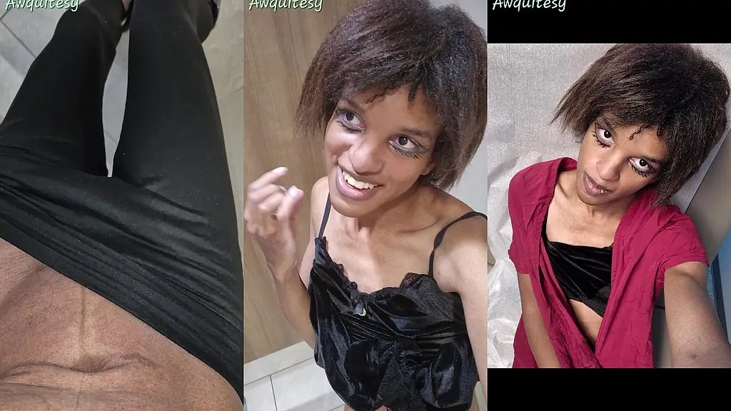 post-op trans girly sees her clity for first time!