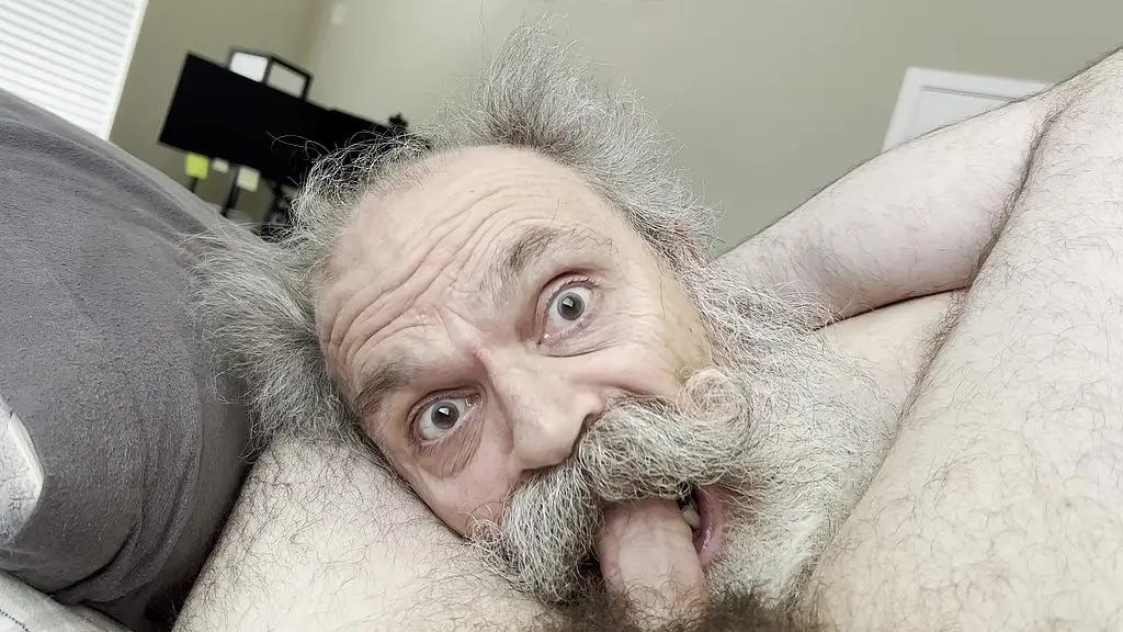 old man big moustache cocksucker