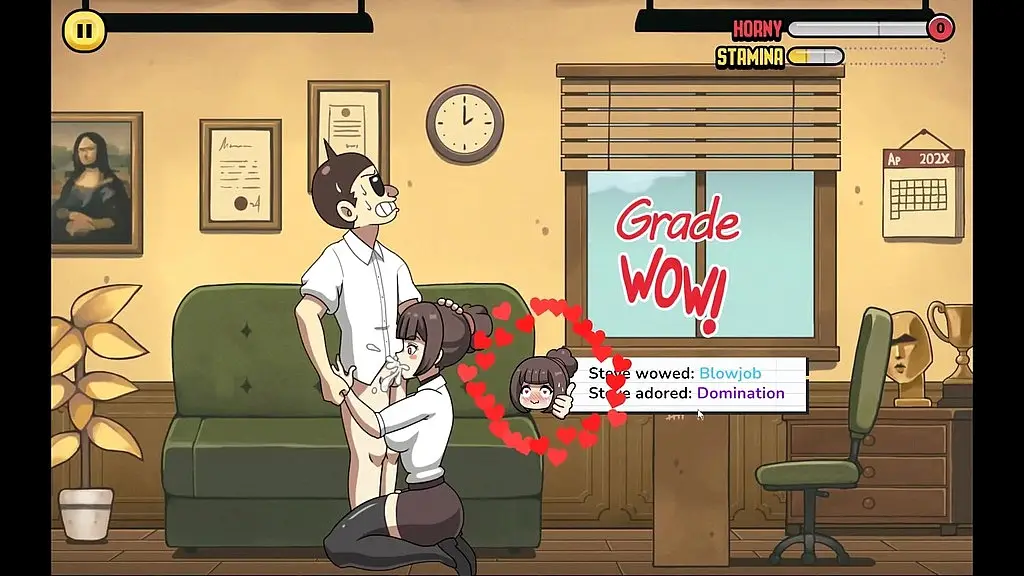 problematic subjects [ hentai game ] university teacher titfuck her students in detention !