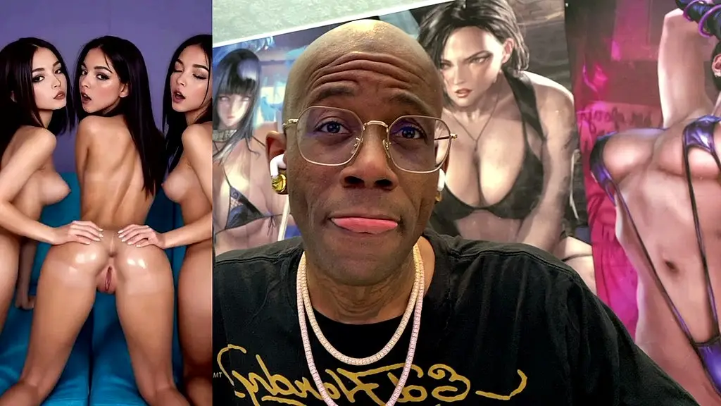 cock teasing horny teen girls shaking their tasty wet ass for you, ai generated