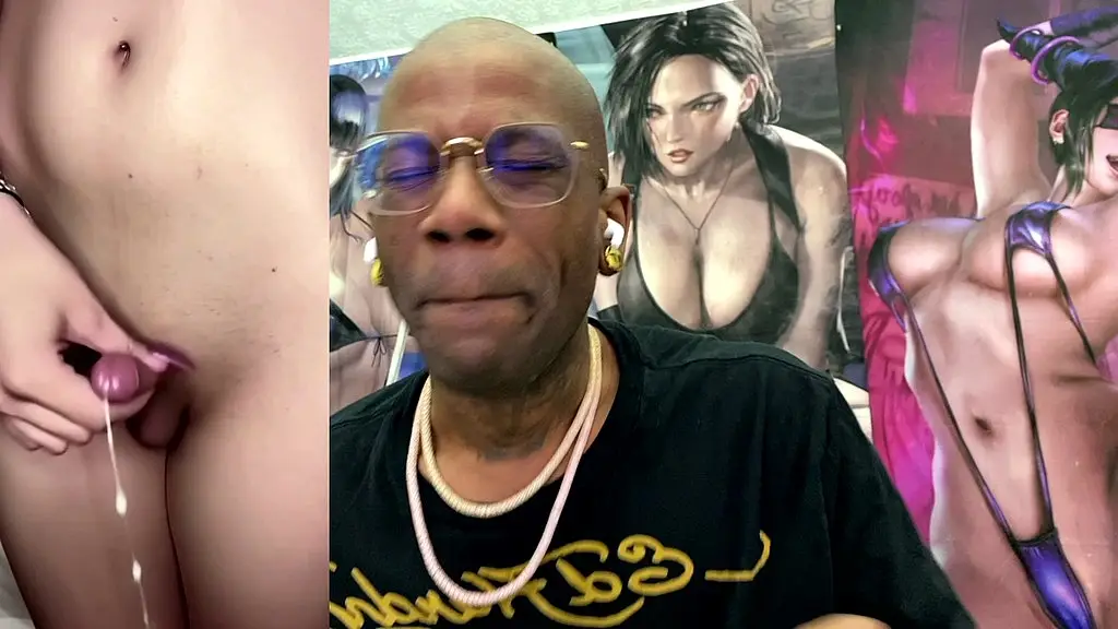 beautiful big breast transgender cosplay cat girl with a small cock cums for us, ai generated