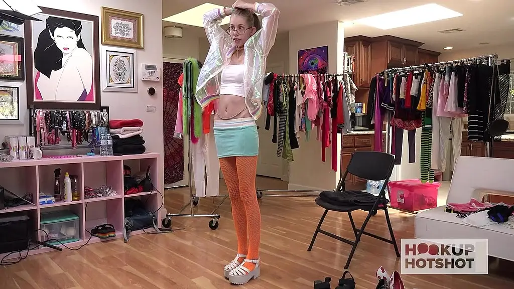 bts - petite kyaa hooks up with bryan gozzling for hardcore sex!