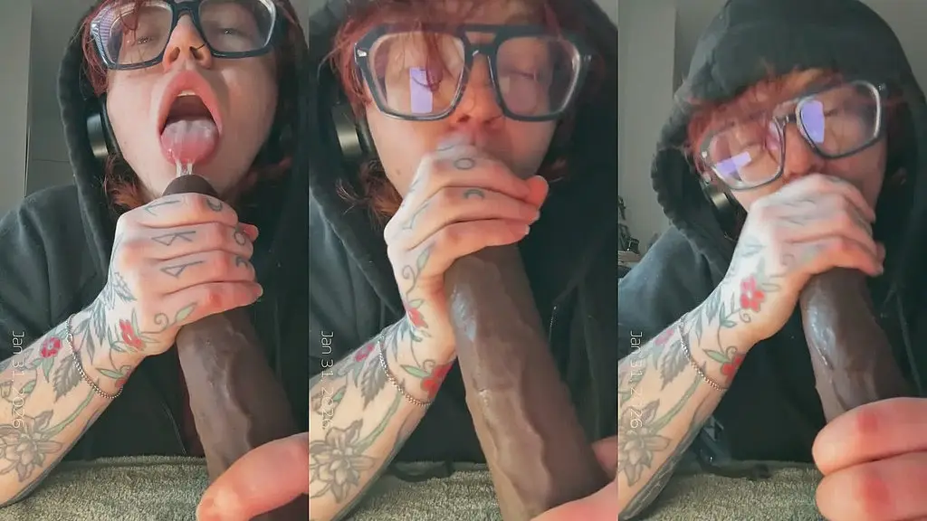 messy morning boy using his mouth