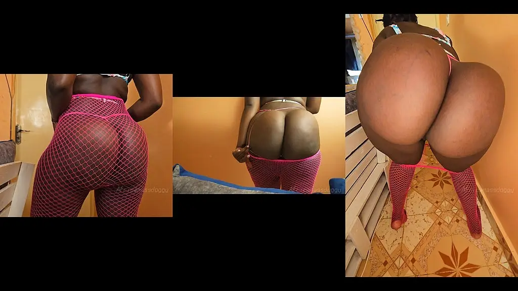 pink lingerie pink thong twerk and tease pussy flash.